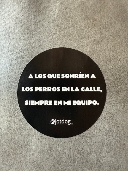PEGATINA JOTDOG